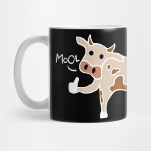 Mool / Cool Cow Thumbs Up (White) Mug